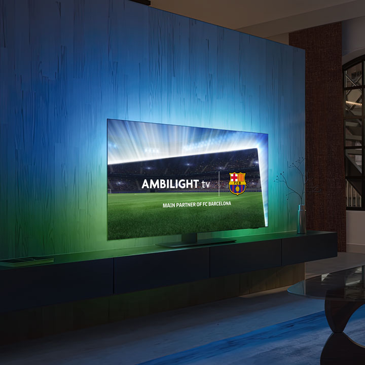 Az FC Barcelona mérkőzései az Ambilight TV-ken
